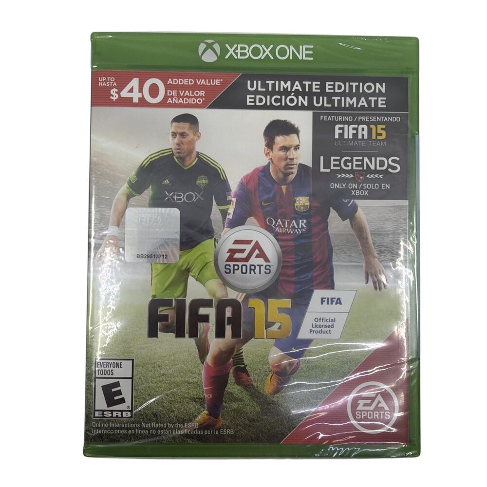 FIFA 15 Ultimate Edition Xbox One New Sealed Spanish Latino EA Sports Soccer